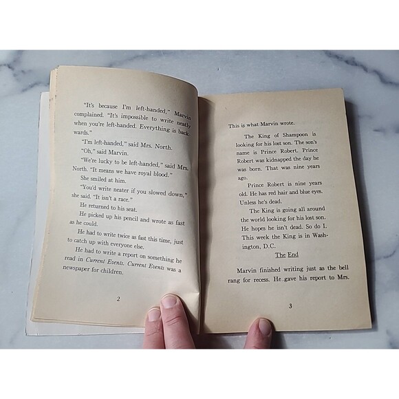 Marvin Redpost: Kidnapped At Birth? By Louis Sachar Paperback - Picture 5 of 10